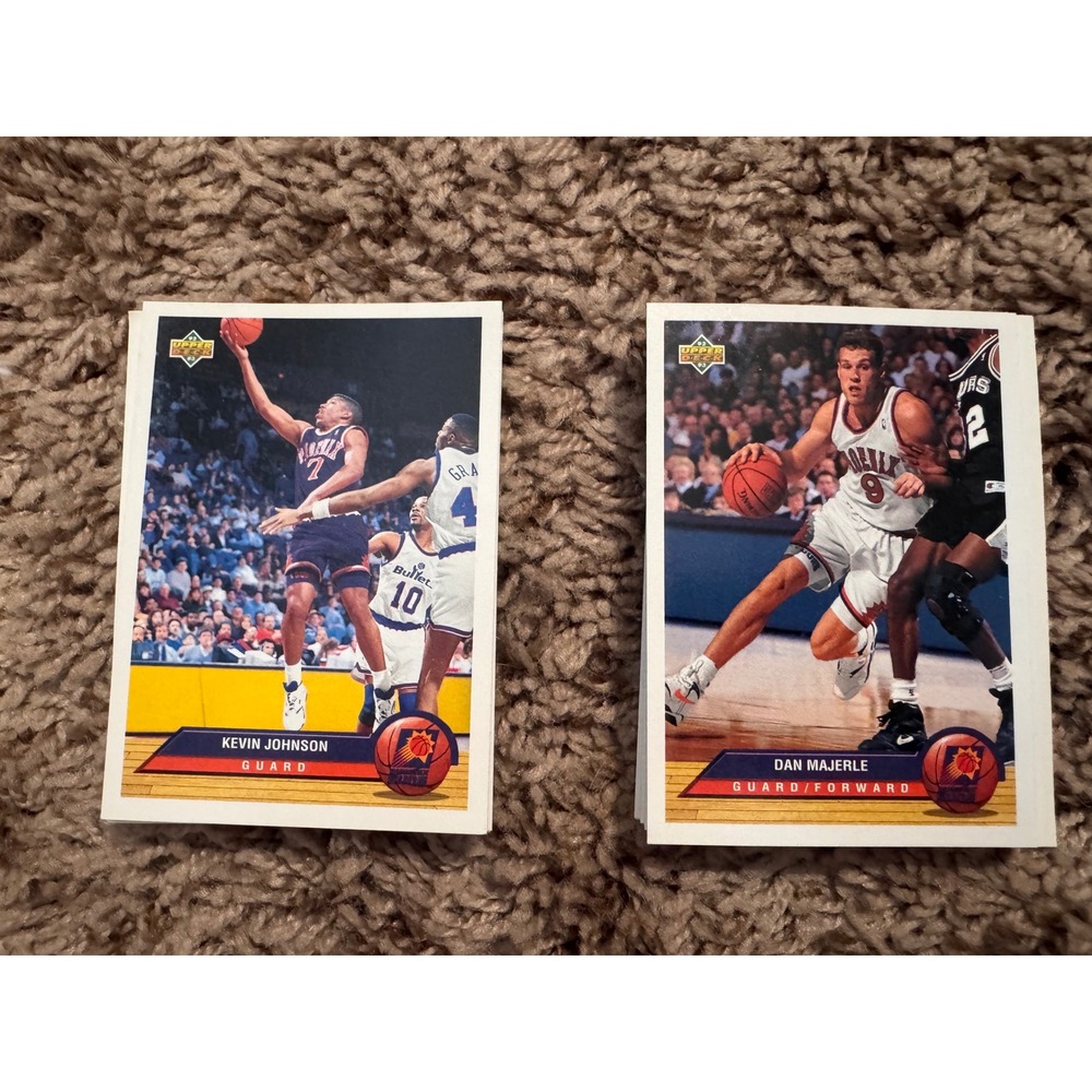 1993 Upper Deck Phoenix Suns Card Lot – Kevin Johnson & Dan Majerle – 25 Cards